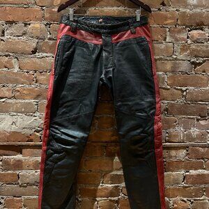 Diesel “Industry Division” Two-Tone Leather Pants